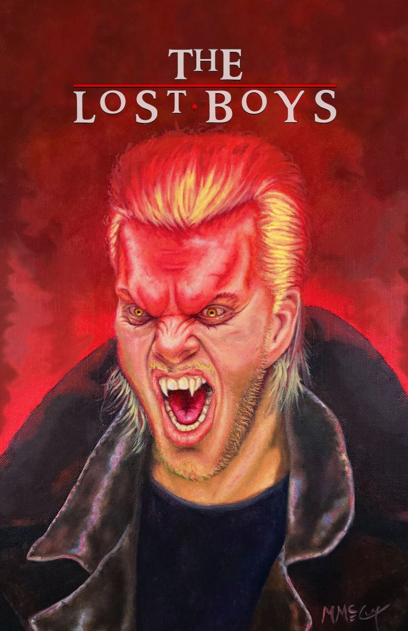 David 11x17 Art Print with Title - Inspired by The Lost Boys